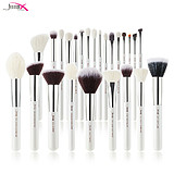 JESSUP 25 pcs Brush Set Pearl White/Silver T235 - PROFESSZIONÁLIS SMINKECSET KÉSZLET ARCA SZEMRE