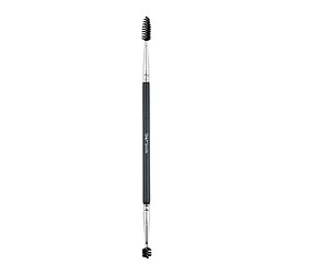 NANSHY Double Ended Spoolie Eyebrow &amp; Eyelash Brush Onyx Black - KÉTVÉGŰ SZEMÖLDÖK ÉS SZEMPILLA IGAZÍTÓ ESZKÖZ