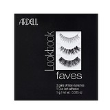 ARDELL Lookbook Faves 3 Pairs Lash + Duo Lash Adhesive - 3 PÁR 100% TERMÉSZETES MŰSZEMPILLA SZETT RAGASZTÓVAL 